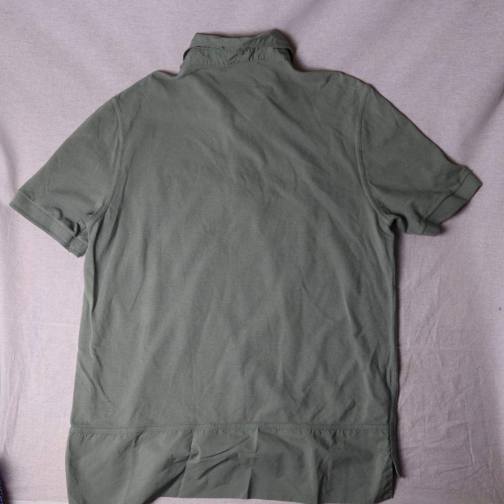 Lacoste Mens Pique Polo Shirt Sage Green Pocket Short Sleeve Size 6 XL - Picture 6 of 6